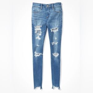 COPY - AE Ne(x)t Level Ripped Low-Rise Jegging